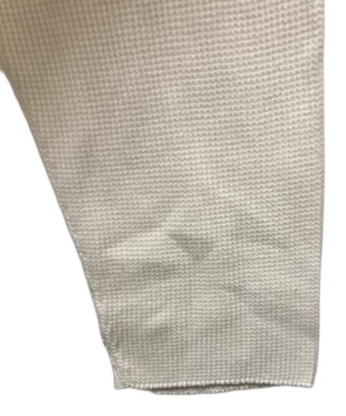 UNUSED（アンユーズド）UNUSED (アンユーズド) Long Sleeve Thermal T-shirt ホワイト サイズ:2の古着・服飾アイテム