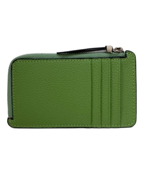 LOEWE（ロエベ）LOEWE (ロエベ) コインカードホルダー ブラウン×グリーンの古着・服飾アイテム