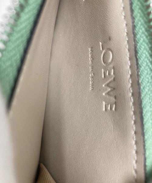 LOEWE（ロエベ）LOEWE (ロエベ) コインカードホルダー ブラウン×グリーンの古着・服飾アイテム