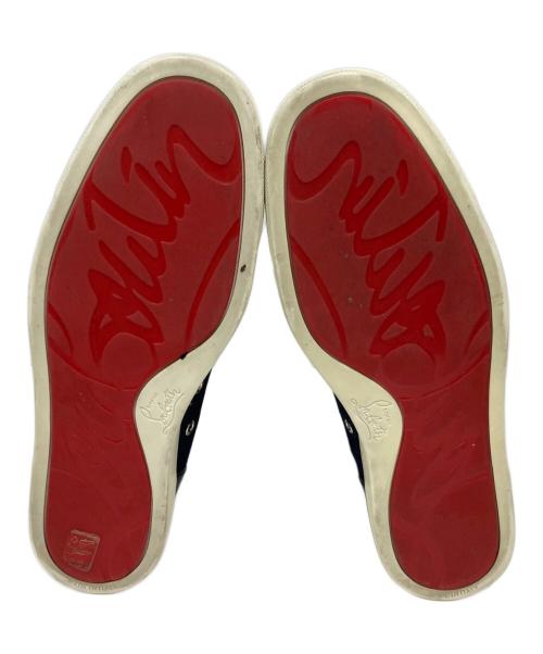 Christian Louboutin（クリスチャン・ルブタン）Christian Louboutin (クリスチャン・ルブタン) デニムハイカットスニーカー インディゴ サイズ:43の古着・服飾アイテム
