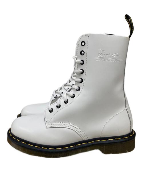 Dr.Martens（ドクターマーチン）Dr.Martens (ドクターマーチン) 10ホールブーツ ホワイト サイズ:UK 8の古着・服飾アイテム