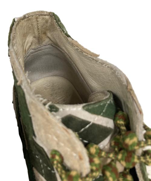 YOHJI YAMAMOTO（ヨウジヤマモト）YOHJI YAMAMOTO (ヨウジヤマモト) アーガイルチェックチャッカブーツ グリーン×ベージュ サイズ:不明の古着・服飾アイテム