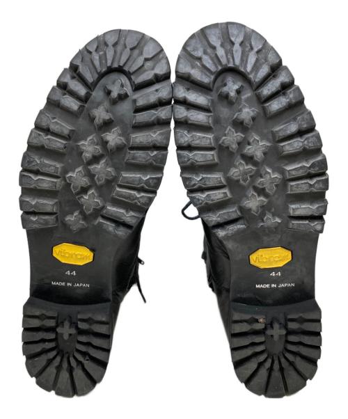 YOHJI YAMAMOTO（ヨウジヤマモト）YOHJI YAMAMOTO (ヨウジヤマモト) サイドジップレースアップブーツ ブラック サイズ:44の古着・服飾アイテム