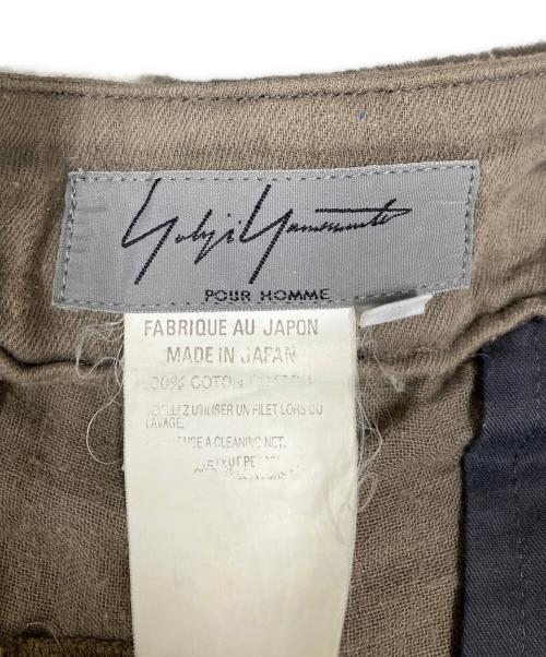 Yohji Yamamoto pour homme（ヨウジヤマモト プールオム）Yohji Yamamoto pour homme (ヨウジヤマモト プールオム) サスペンダー付パンツ ブラウン サイズ:3の古着・服飾アイテム