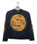 SCREEN STARSスクリーンズスターズ）の古着「プリントカットソー」｜ブラック