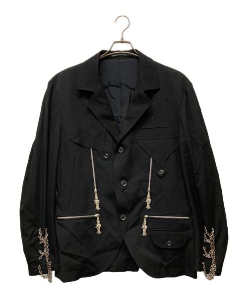 Yohji Yamamoto pour homme（ヨウジヤマモト プールオム）Yohji Yamamoto pour homme (ヨウジヤマモト プールオム) 仏陀ジャケット ブラック サイズ:3の古着・服飾アイテム