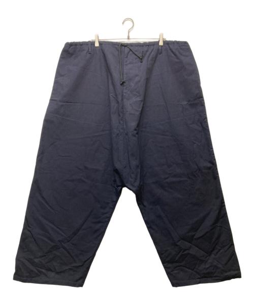 Yohji Yamamoto pour homme（ヨウジヤマモト プールオム）Yohji Yamamoto pour homme (ヨウジヤマモト プールオム) ワイドサルエルパンツ ネイビー サイズ:3の古着・服飾アイテム