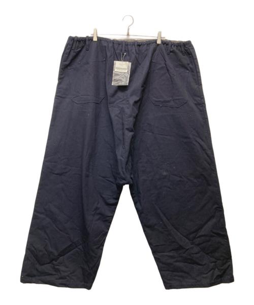 Yohji Yamamoto pour homme（ヨウジヤマモト プールオム）Yohji Yamamoto pour homme (ヨウジヤマモト プールオム) ワイドサルエルパンツ ネイビー サイズ:3の古着・服飾アイテム