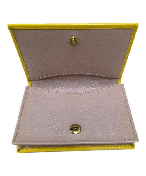 DOLCE & GABBANA（ドルチェ＆ガッバーナ）DOLCE & GABBANA (ドルチェ＆ガッバーナ) ピッグプリントカードケース イエローの古着・服飾アイテム