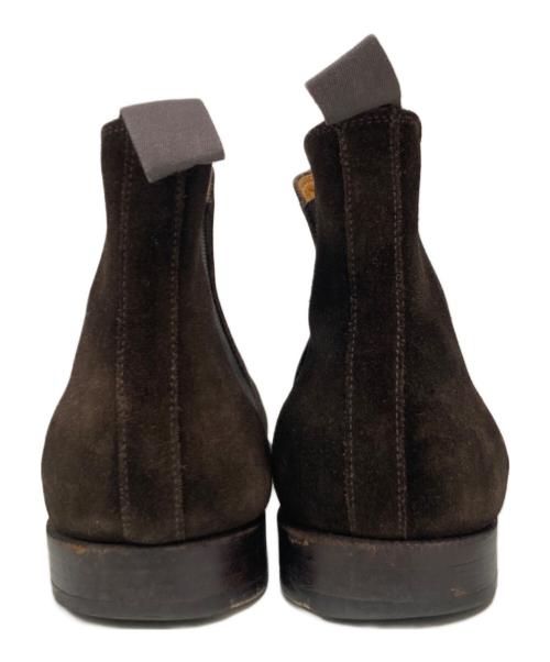 Crockett & Jones（クロケット＆ジョーンズ）Crockett & Jones (クロケット＆ジョーンズ) スウェードサイドゴアブーツ ブラウン サイズ:8Eの古着・服飾アイテム