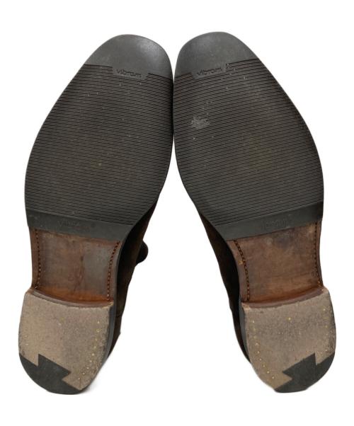 Crockett & Jones（クロケット＆ジョーンズ）Crockett & Jones (クロケット＆ジョーンズ) スウェードサイドゴアブーツ ブラウン サイズ:8Eの古着・服飾アイテム