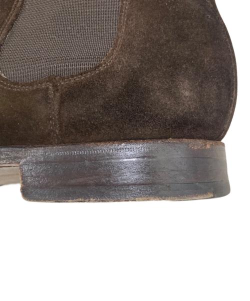 Crockett & Jones（クロケット＆ジョーンズ）Crockett & Jones (クロケット＆ジョーンズ) スウェードサイドゴアブーツ ブラウン サイズ:8Eの古着・服飾アイテム