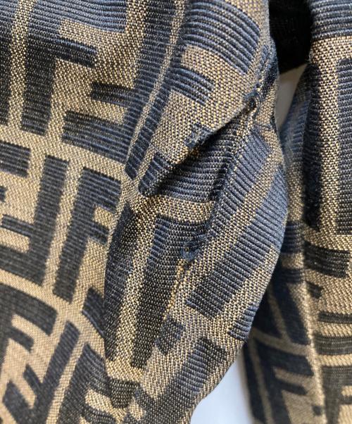 FENDI（フェンディ）FENDI (フェンディ) ズッカ柄ジャガード パンツ ブラウン サイズ:28の古着・服飾アイテム
