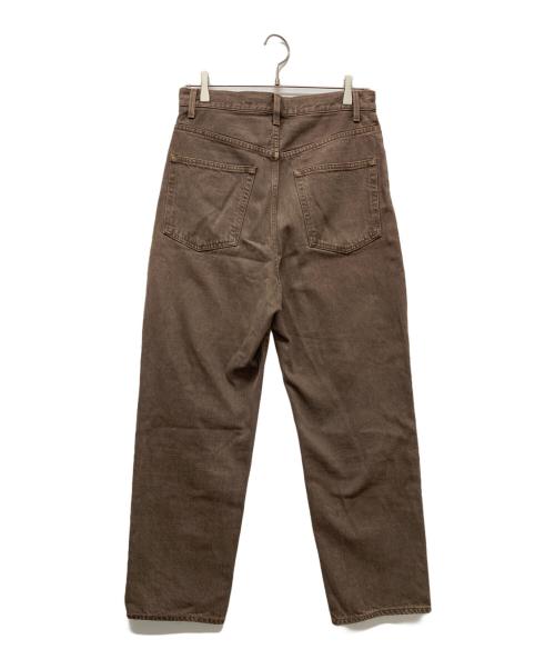 H BEAUTY&YOUTH（エイチ ビューティー&ユース）H BEAUTY&YOUTH (エイチ ビューティー&ユース) DENIM TAPERED 5POCKET PANTS ブラウン サイズ:SMALLの古着・服飾アイテム