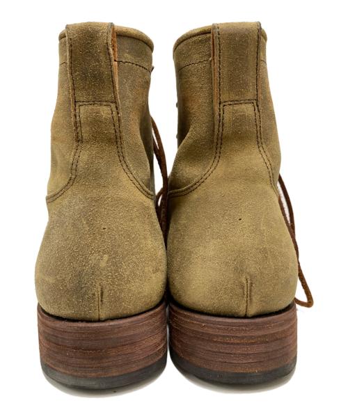 KAZUYUKI KUMAGAI ATTACHMENT（カズユキクマガイ アタッチメント）KAZUYUKI KUMAGAI ATTACHMENT (カズユキクマガイ アタッチメント) オンタリオ6ホール ブーツ ベージュ サイズ:42の古着・服飾アイテム