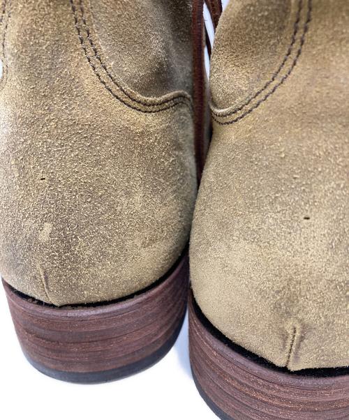 KAZUYUKI KUMAGAI ATTACHMENT（カズユキクマガイ アタッチメント）KAZUYUKI KUMAGAI ATTACHMENT (カズユキクマガイ アタッチメント) オンタリオ6ホール ブーツ ベージュ サイズ:42の古着・服飾アイテム