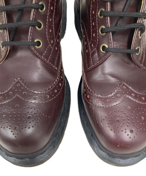 Dr.Martens（ドクターマーチン）Dr.Martens (ドクターマーチン) ウィングチップブーツ ブラウン サイズ:26.5cmの古着・服飾アイテム