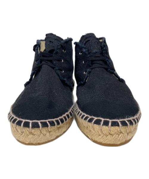 CHANEL（シャネル）CHANEL (シャネル) エスパドリーユ ネイビー サイズ:40の古着・服飾アイテム