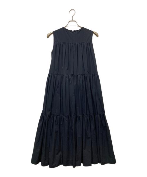Ame no chi Hare（アメノチハレ）Ame no chi Hare (アメノチハレ) ボリュームティアード ドレス ワンピース ネイビー サイズ:freeの古着・服飾アイテム