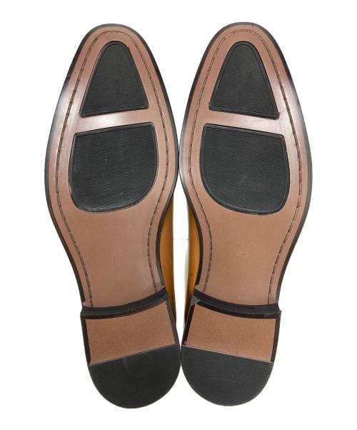 AKM Contemporary（エーケーエムコンテンポラリー）AKM Contemporary (エーケーエムコンテンポラリー) スムースレザーシューズ ブラウン サイズ:42の古着・服飾アイテム