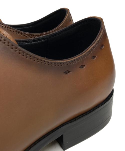 AKM Contemporary（エーケーエムコンテンポラリー）AKM Contemporary (エーケーエムコンテンポラリー) スムースレザーシューズ ブラウン サイズ:42の古着・服飾アイテム