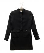 Saint Laurent Parisサンローランパリ）の古着「長袖ワンピース」｜ブラック