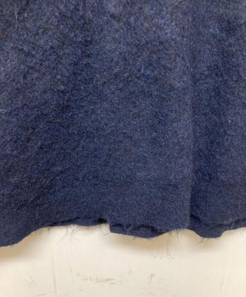 meanswhile（ミーンズワイル）meanswhile (ミーンズワイル) Mohair Double Knit Cardigan ネイビー サイズ:03の古着・服飾アイテム