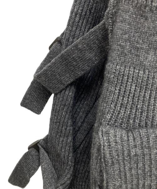 meanswhile（ミーンズワイル）meanswhile (ミーンズワイル) Body Armor Knit Vest グレー サイズ:3の古着・服飾アイテム