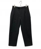 GOLDWINゴールドウイン）の古着「ワンタックテーパードストレッチパンツ」｜ブラック