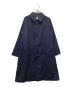 LE（エルイー）の古着「バルカラーコート」｜ネイビー
