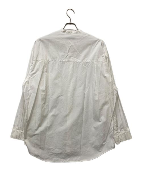 Graphpaper（グラフペーパー）Graphpaper (グラフペーパー) バンドカラーシャツ ホワイト サイズ:Fの古着・服飾アイテム