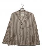 MARKAWAREマーカウェア）の古着「SHIRTS JACKET」｜ブラウン