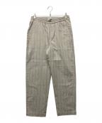 KITHキス）の古着「ストライプパンツ」｜グレー