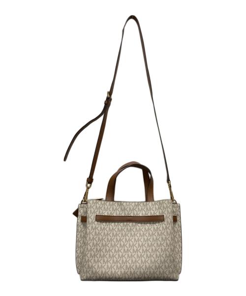 MICHAEL KORS（マイケル・コース）MICHAEL KORS (マイケルコース) 2WAYバッグ ホワイトの古着・服飾アイテム