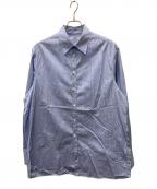 VALENTINOヴァレンティノ）の古着「ストライプシャツ」｜ブルー