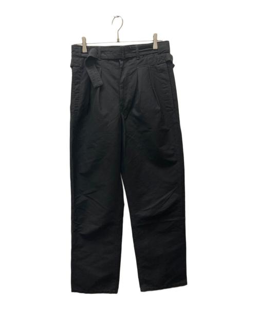 LEMAIRE（ルメール）LEMAIRE (ルメール) ベルトパンツ ブラック サイズ:44の古着・服飾アイテム