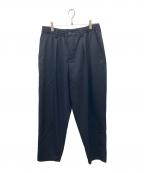 MARNIマルニ）の古着「コットンツイル1Pシャーリングテーパードパンツ」｜ネイビー