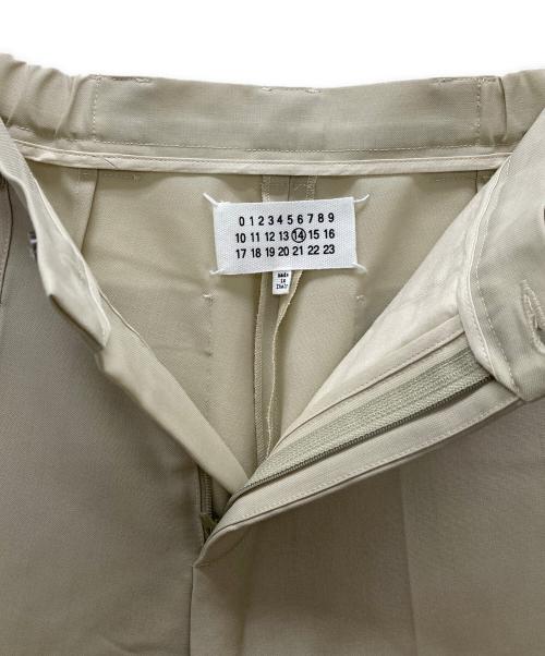 Maison Margiela（メゾンマルジェラ）Maison Margiela (メゾンマルジェラ) スラックスパンツ アイボリー サイズ:44の古着・服飾アイテム