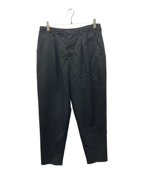 MARNI（マルニ）MARNI (マルニ) コットンツイル1Pシャーリングテーパードパンツ ブラック サイズ:44の古着・服飾アイテム