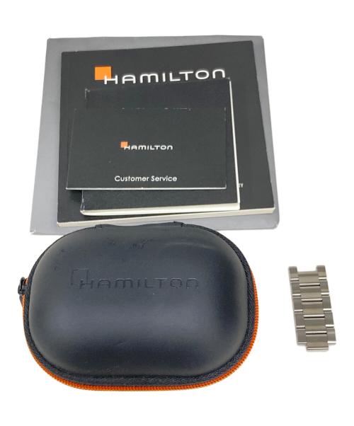 HAMILTON（ハミルトン）HAMILTON (ハミルトン) Khaki Aviation Khaki Pilot ブラックの古着・服飾アイテム