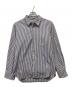 COMME des GARCONS HOMME（コムデギャルソン オム）の古着「カラーステッチストライプシャツ」｜ブルー