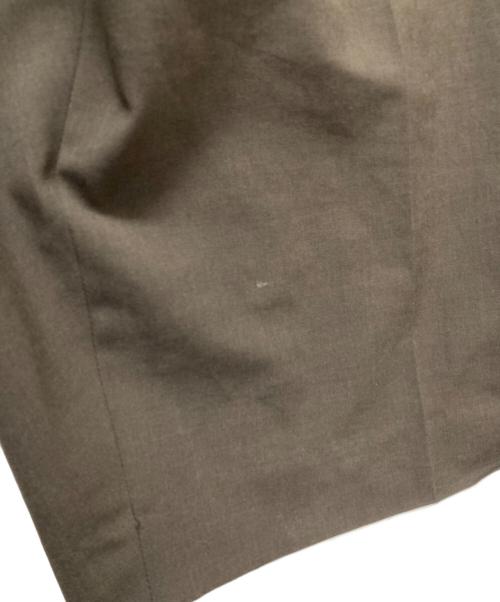 BEAUTY&YOUTH（ビューティーアンドユース）BEAUTY&YOUTH (ビューティーアンドユース) ポプリン 2タックラップパンツ ーウォッシャブルー ブラウン サイズ:Mの古着・服飾アイテム