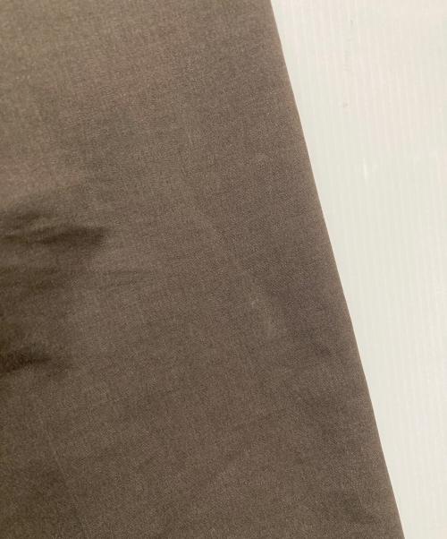 BEAUTY&YOUTH（ビューティーアンドユース）BEAUTY&YOUTH (ビューティーアンドユース) ポプリン 2タックラップパンツ ーウォッシャブルー ブラウン サイズ:Mの古着・服飾アイテム