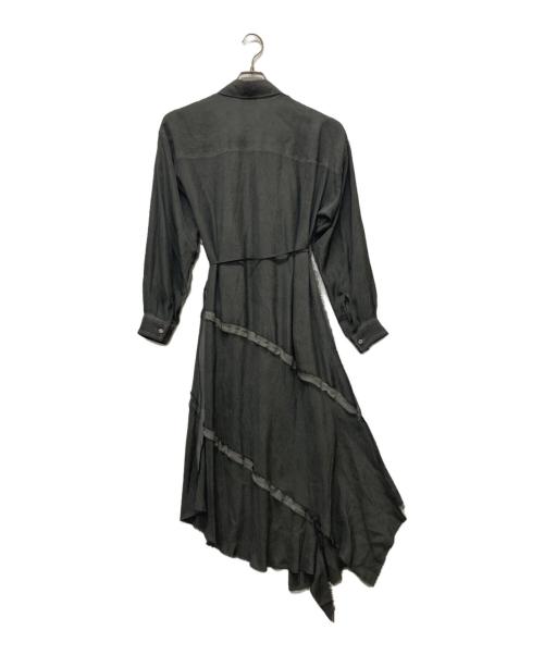 DIESEL（ディーゼル）DIESEL (ディーゼル) アシンメトリーワンピース グレー サイズ:36の古着・服飾アイテム
