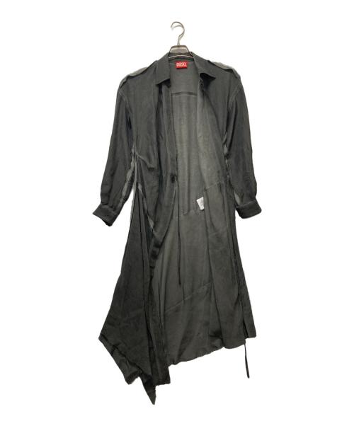 DIESEL（ディーゼル）DIESEL (ディーゼル) アシンメトリーワンピース グレー サイズ:36の古着・服飾アイテム
