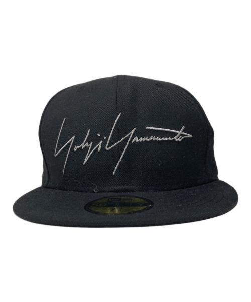 YOHJI YAMAMOTO（ヨウジヤマモト）YOHJI YAMAMOTO (ヨウジヤマモト) New Era (ニューエラ) 59FIFTY ウールキャップ ブラック サイズ:61.5cmの古着・服飾アイテム