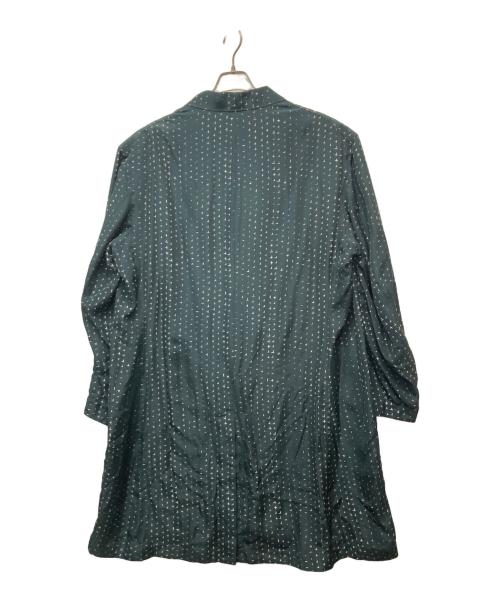 Yohji Yamamoto pour homme（ヨウジヤマモト プールオム）Yohji Yamamoto pour homme (ヨウジヤマモト プールオム) 総柄コート グリーン サイズ:不明の古着・服飾アイテム