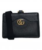 GUCCIグッチ）の古着「GGストラップパスケース」｜ブラック