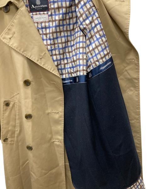 Aquascutum（アクアスキュータム）Aquascutum (アクアスキュータム) DAICHI MIURA (ミウラダイチ) コラボトレンチコート ベージュ サイズ:Ｓの古着・服飾アイテム