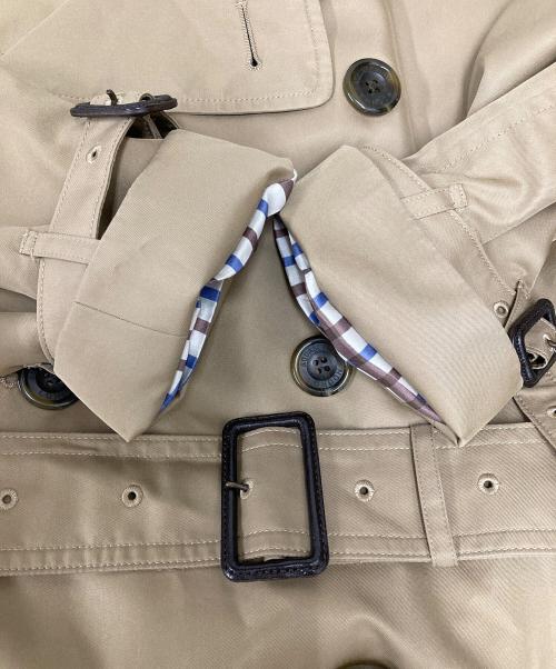 Aquascutum（アクアスキュータム）Aquascutum (アクアスキュータム) DAICHI MIURA (ミウラダイチ) コラボトレンチコート ベージュ サイズ:Ｓの古着・服飾アイテム
